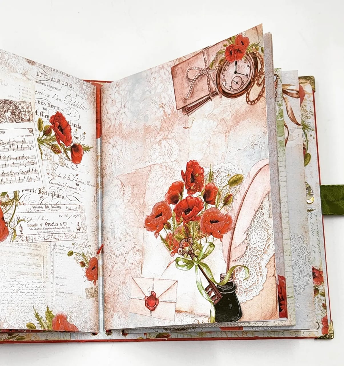 Poppies Scrapbook