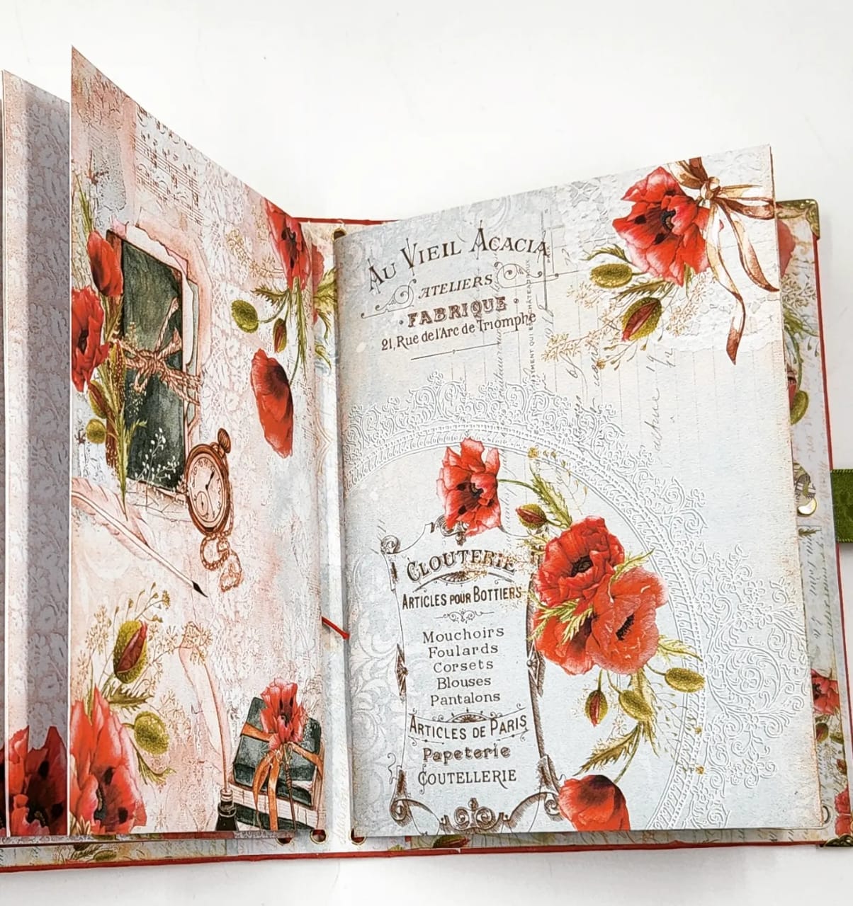 Poppies Scrapbook
