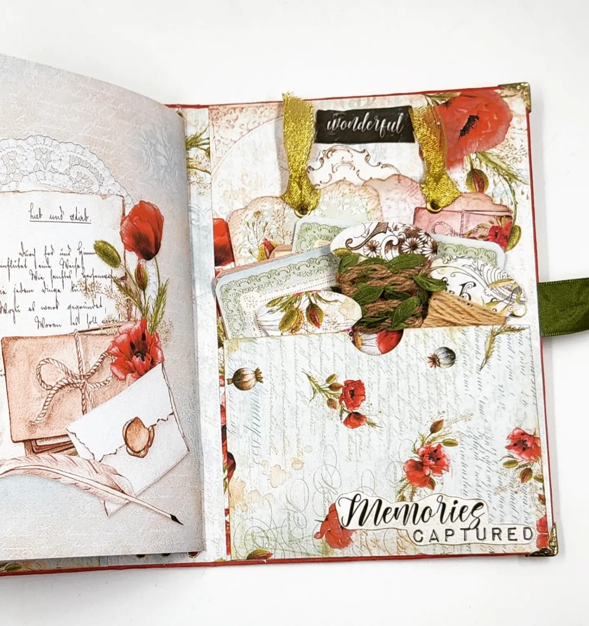 Poppies Scrapbook