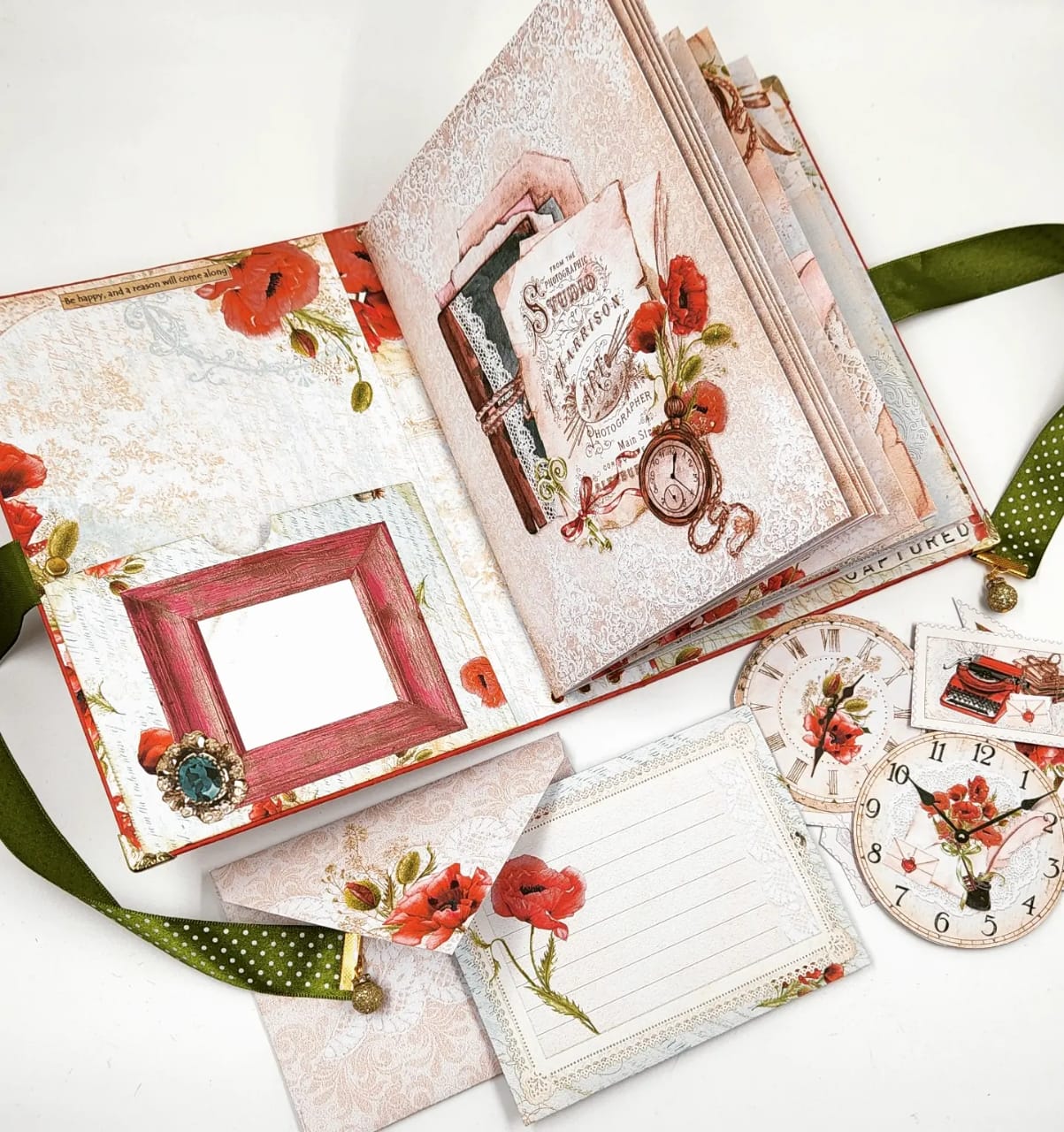 Poppies Scrapbook