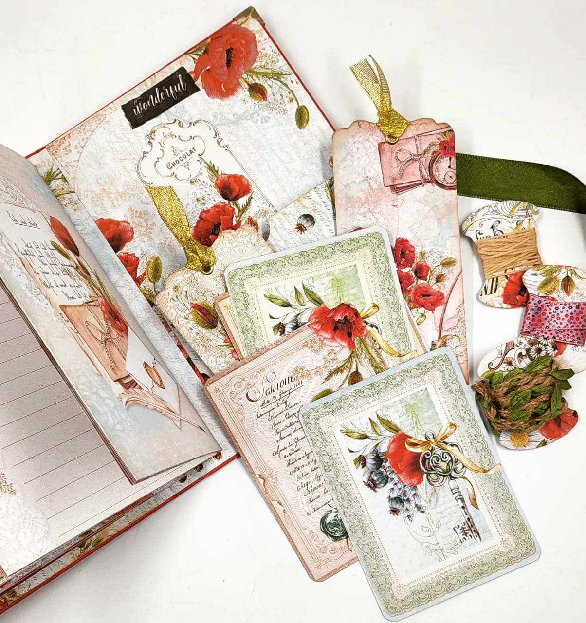 Poppies Scrapbook