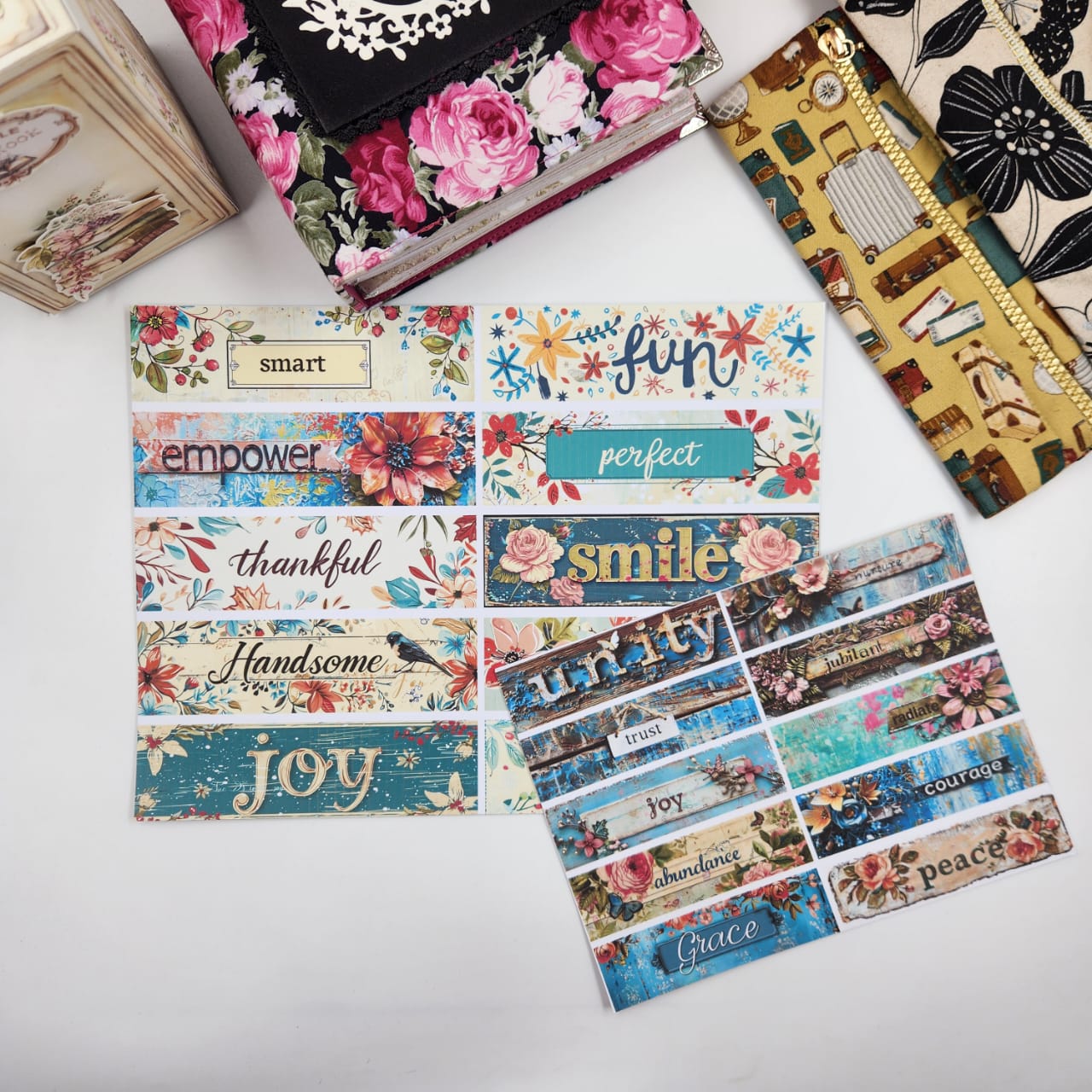 Junk Journal Positive words