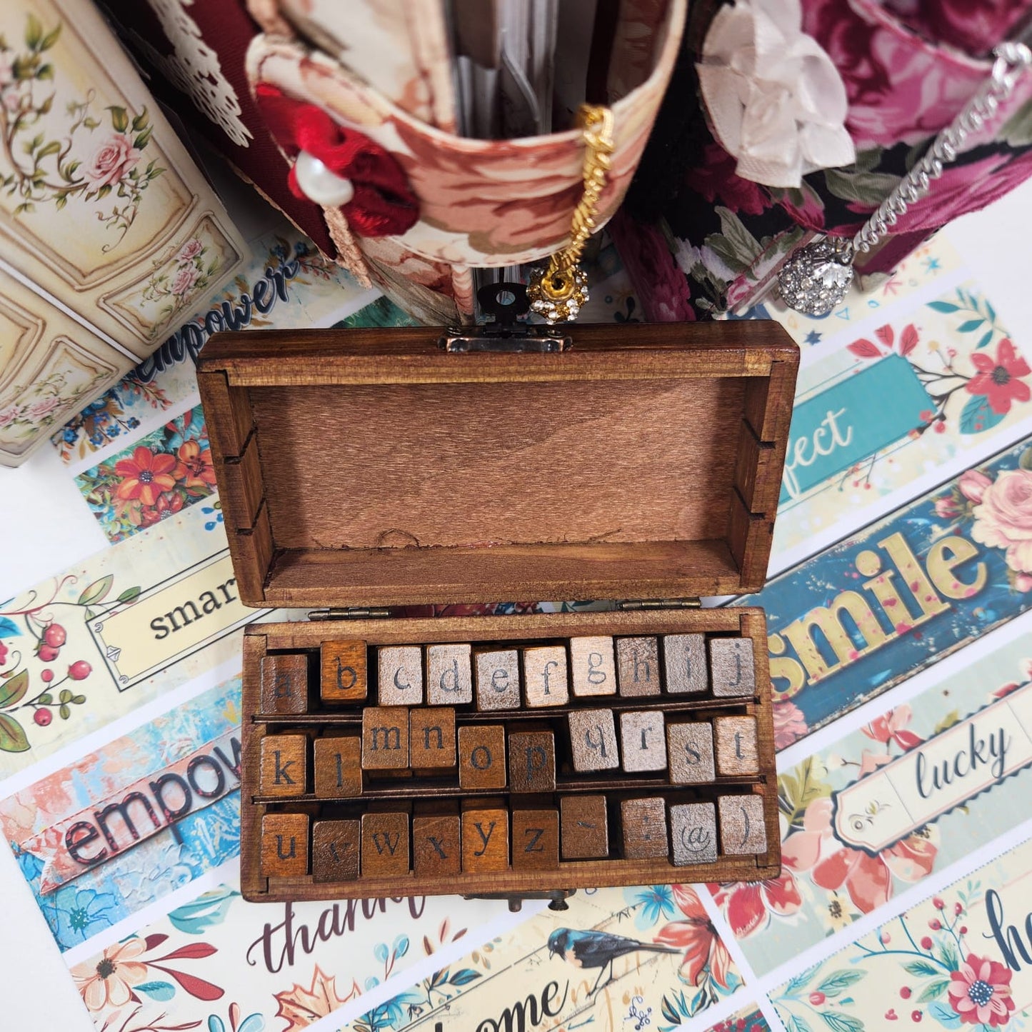 Alphabet stamps-Uppercase and lowercase alphabets