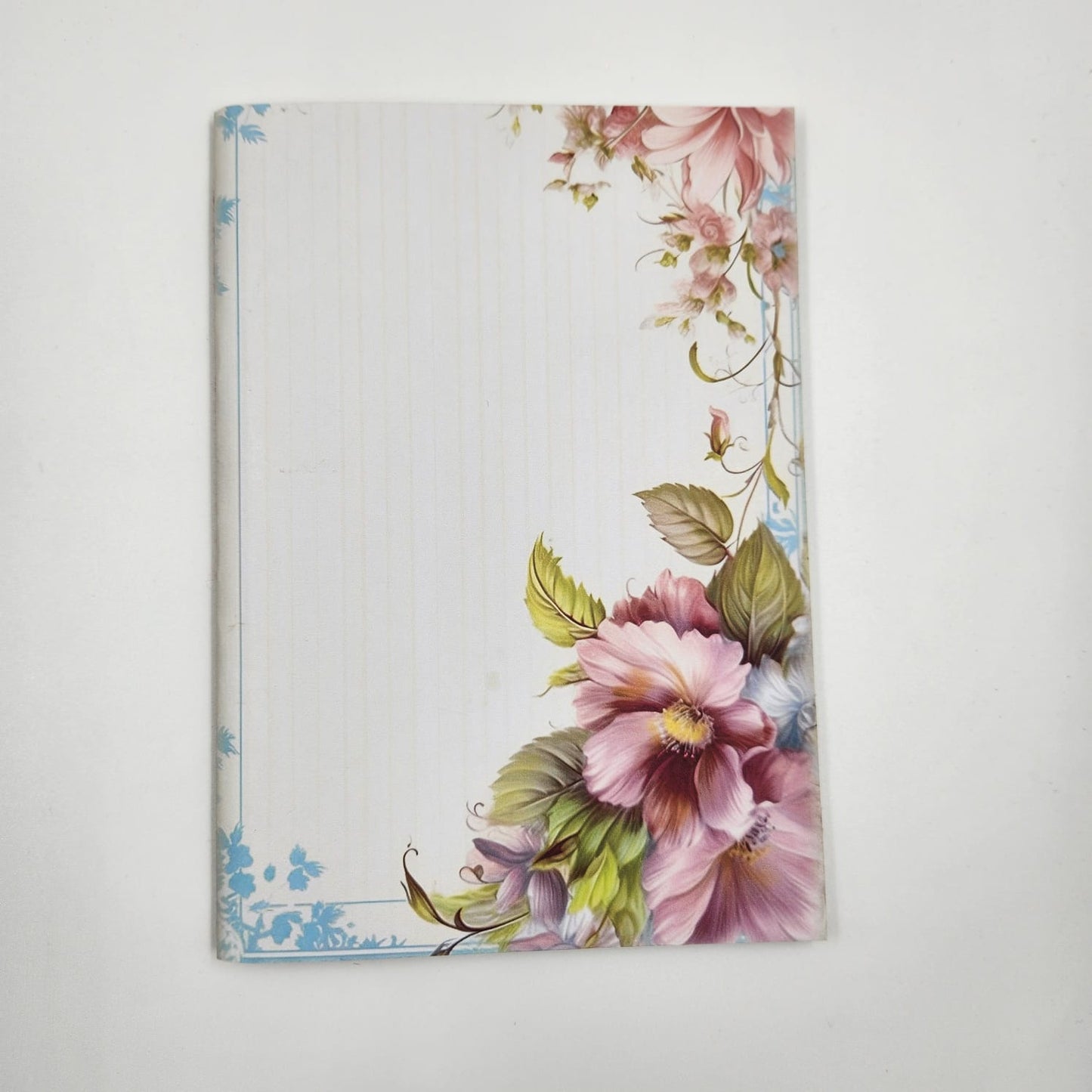 Pink Floral Vintage Signature