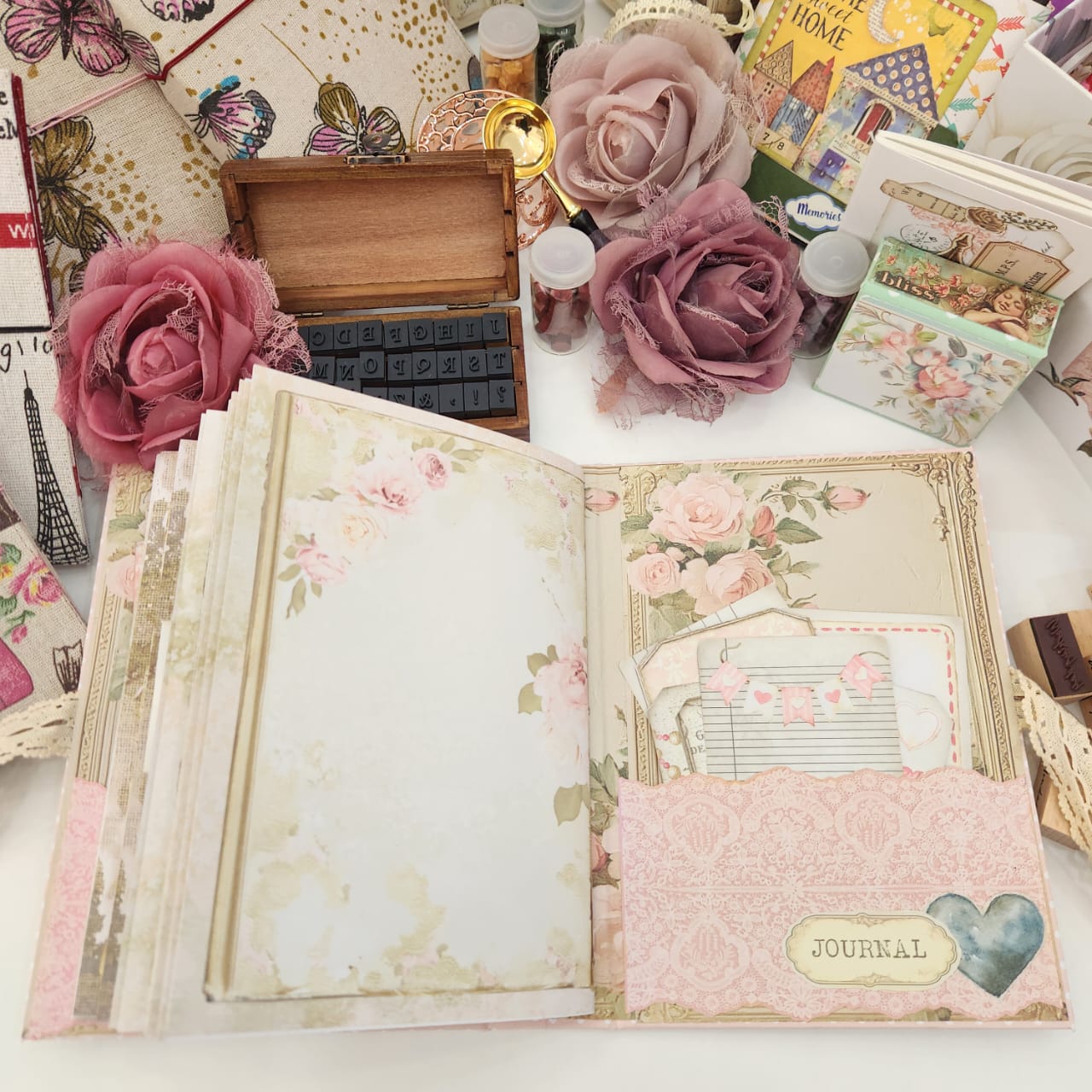 Shabby Floral Scrapbook