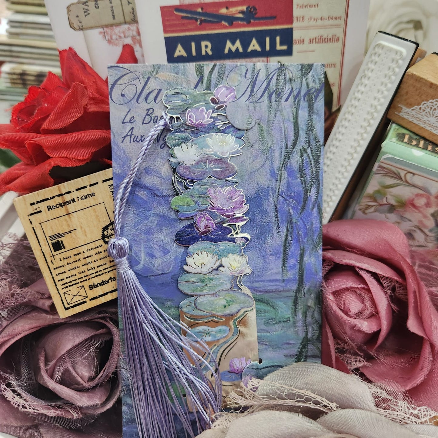 Lillies Metal Bookmark