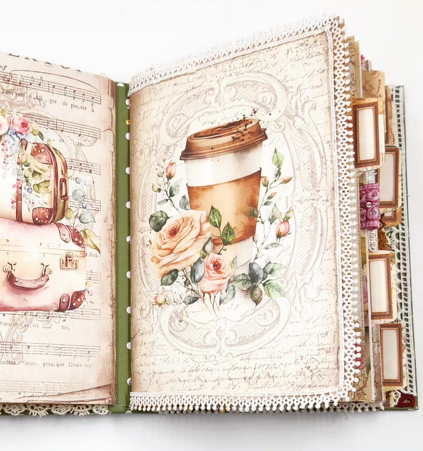 SHABBY TRAVEL SCRAPBOOK