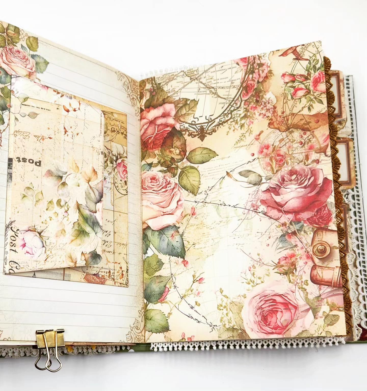SHABBY TRAVEL SCRAPBOOK
