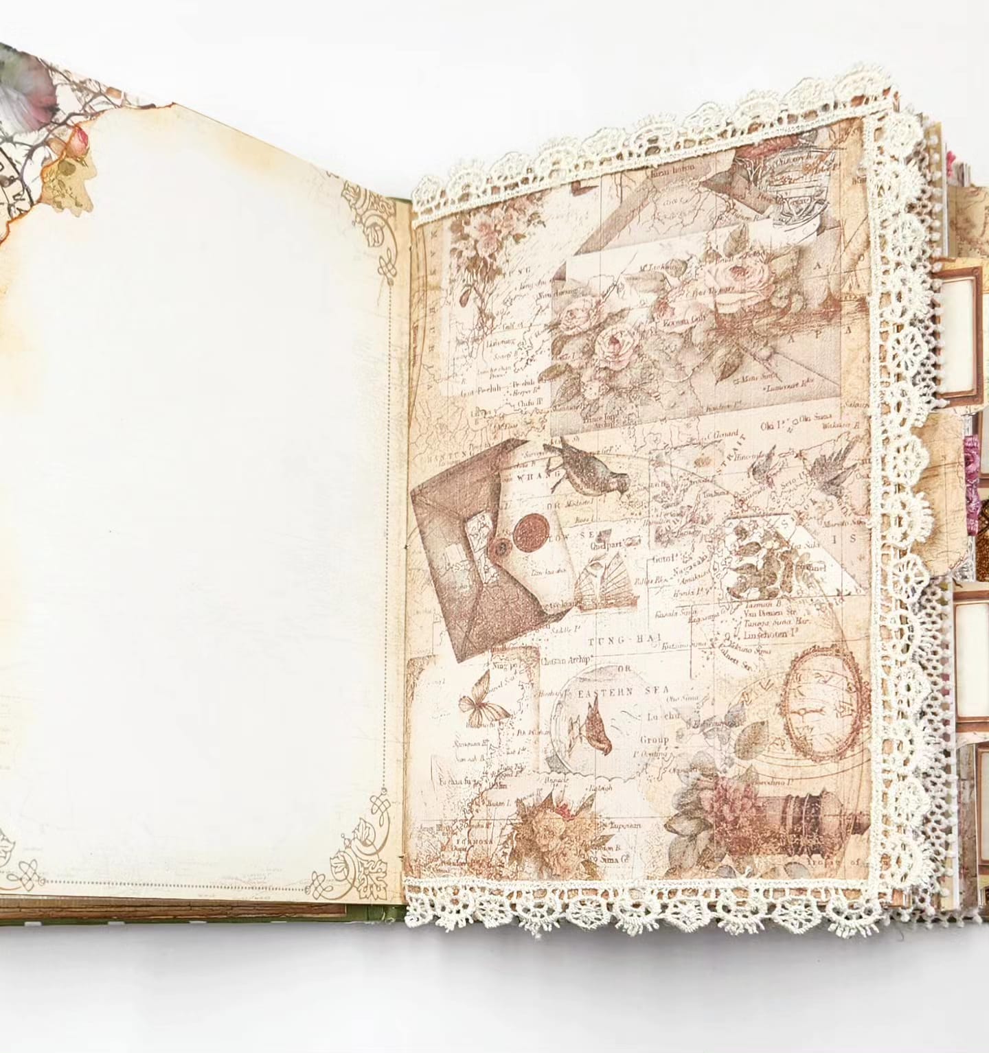 SHABBY TRAVEL SCRAPBOOK