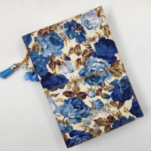Small Bleu Fabric Journal
