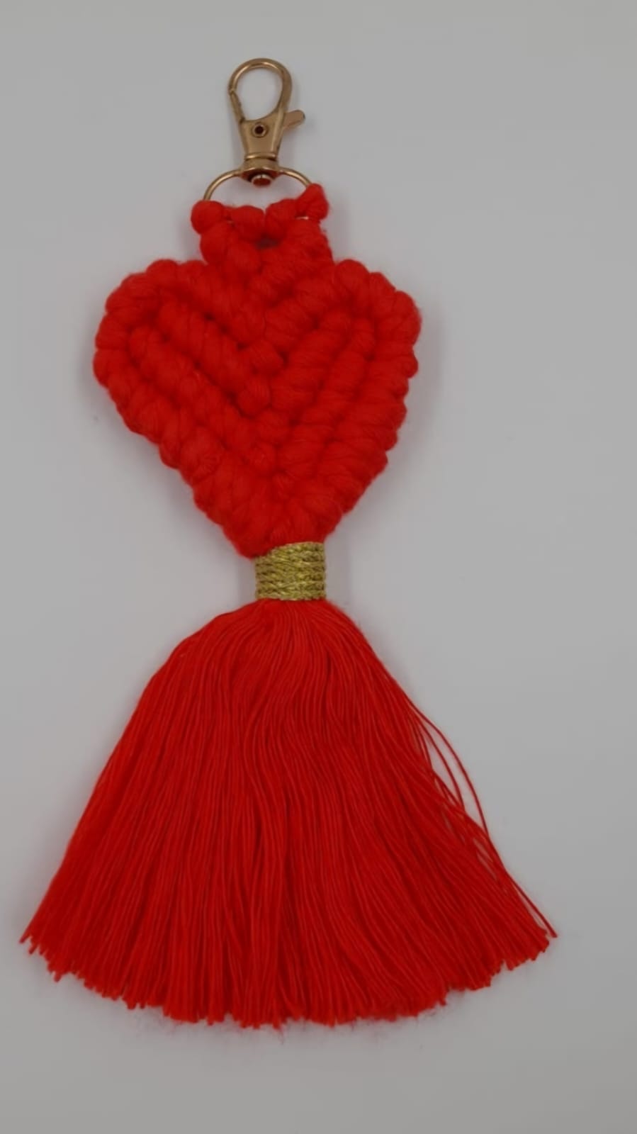 Macrame Heart Keychains - Image 6