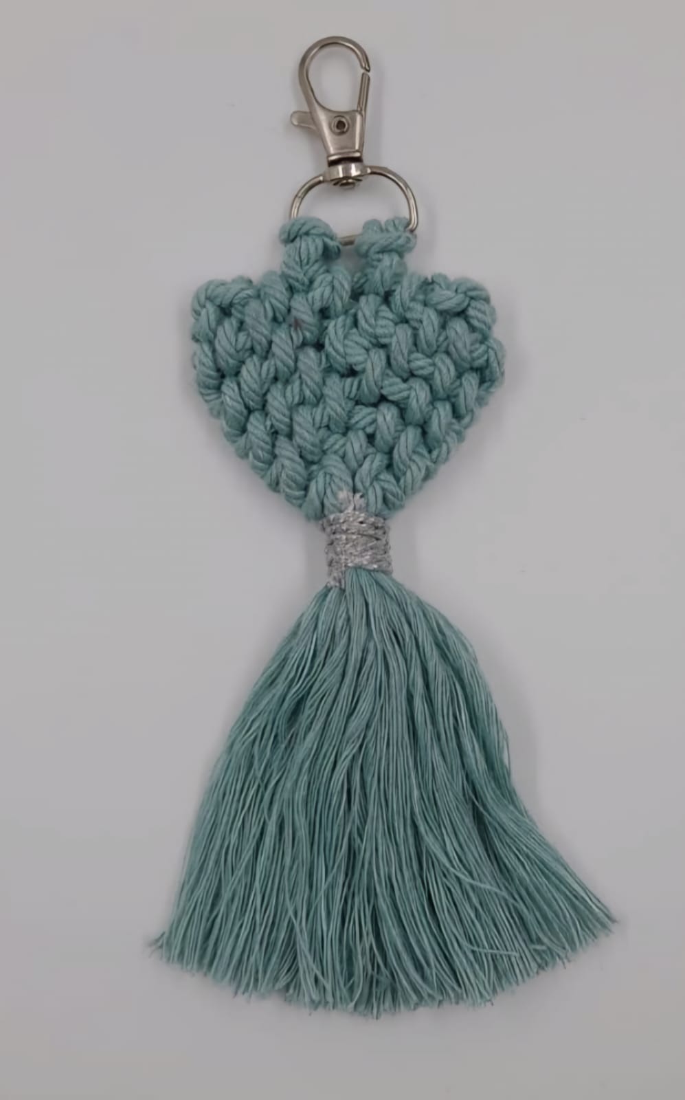 Macrame Heart Keychains - Image 2