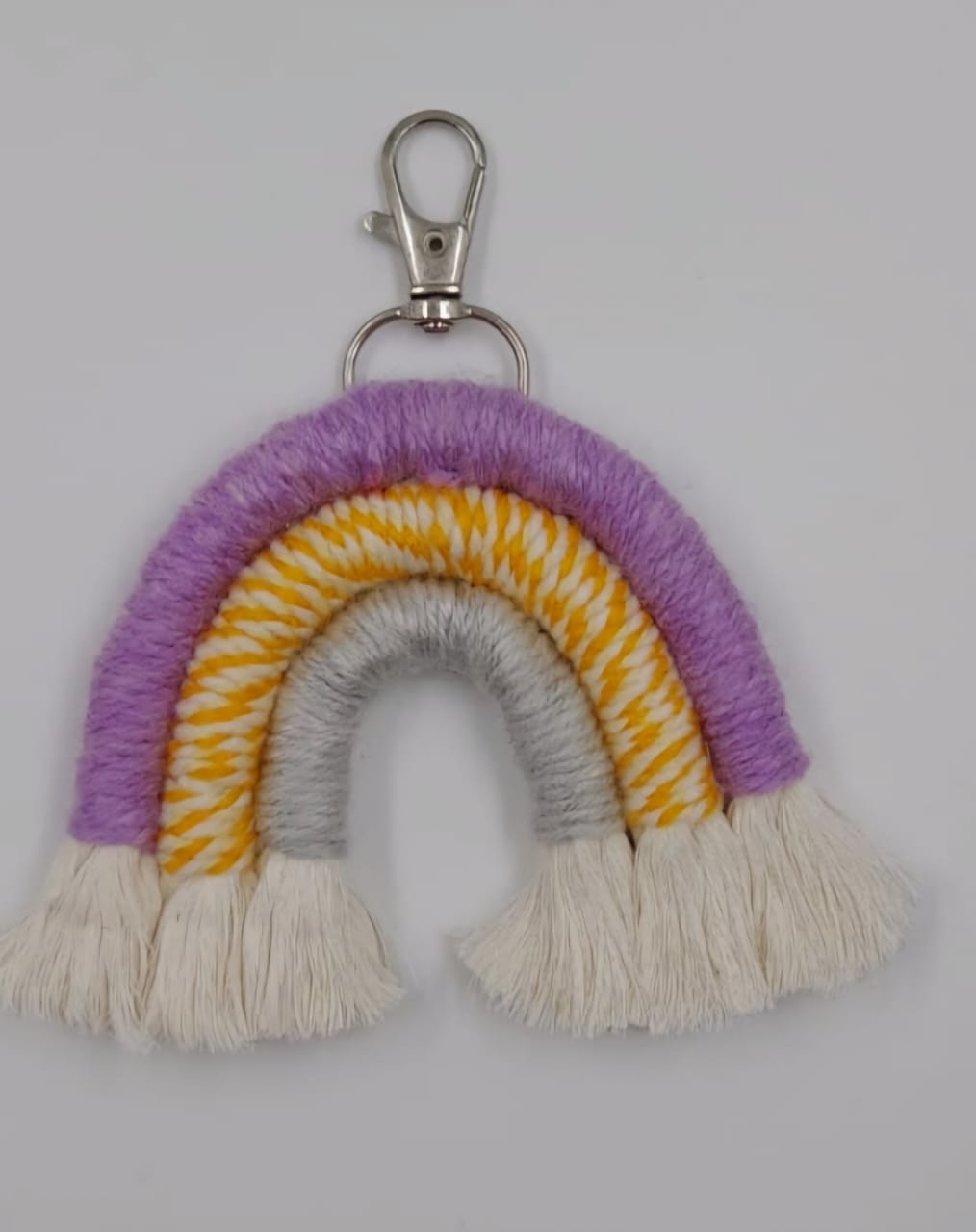 Macrame Rainbow keychains - Image 4