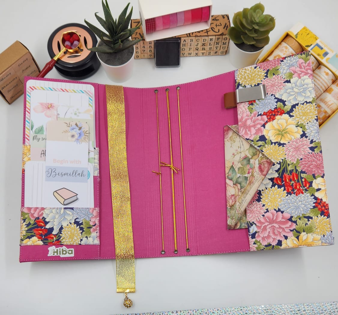 Floral Pink Quran Cover - Image 2