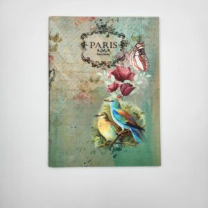 vintage bird notebook