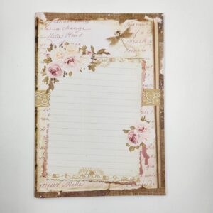 PinK Floral Vintage Signature