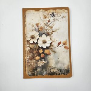 Snowy Flowers Notebook
