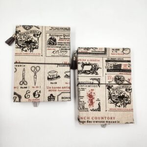 Antique Sew Small Fabric Journal